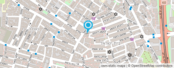 מפת הגעה אל בית ישראל