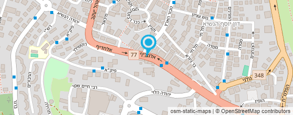 מפת הגעה אל גן בנות