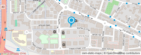 מפת הגעה אל אליעזר הרב ויספיש