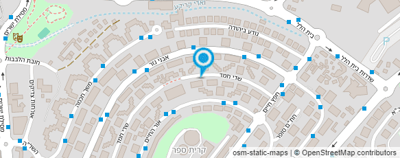 מפת הגעה אל ישיבת עץ חיים