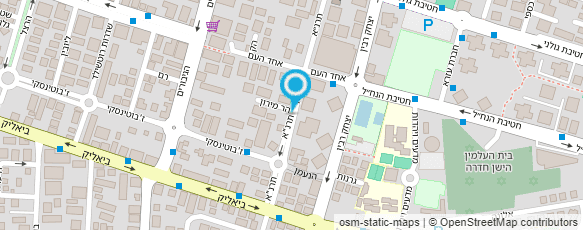 מפת הגעה אל גן הקטנטנים של איריס