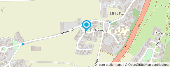 מפת הגעה אל גן בטבע - גן ילדים