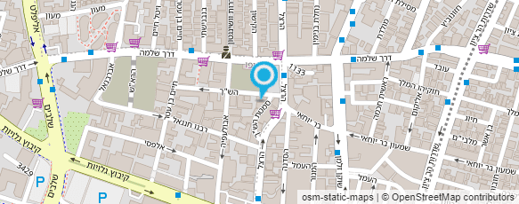 מפת הגעה אל סטודיו שוקר-סידור