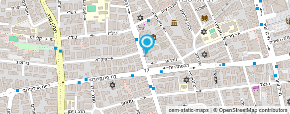 מפת הגעה אל עו"ד ונוטריון דוידוב מיכאל