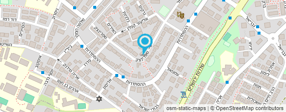 מפת הגעה אל אלון בוזנח - מורה נהיגה