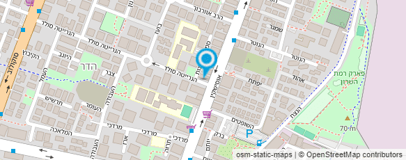 מפת הגעה אל מיכל ביתן - עיצוב פנים