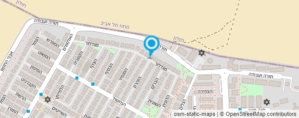 מפת הגעה אל אורימי עיצוב