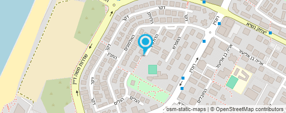 מפת הגעה אל אופק בי"ס לשיט