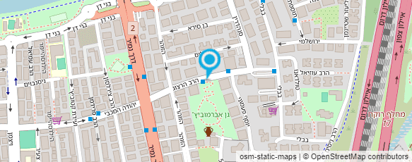 מפת הגעה אל עו"ד רובינשטיין חביבה