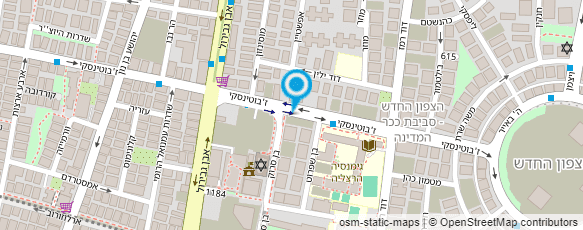 מפת הגעה אל עו"ד אליעזר פני-גיל ושות'