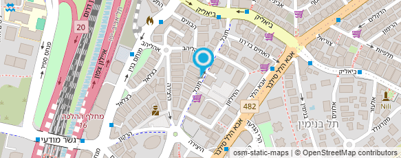 מפת הגעה אל אורקום תקשורת - ORCOM