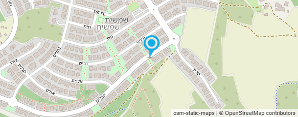 מפת הגעה אל חוגי נגרות בחן