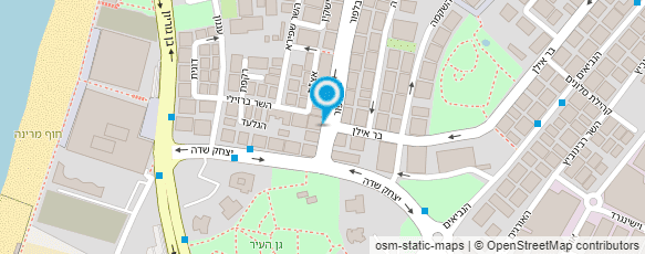 מפת הגעה אל הקצביה של חיים