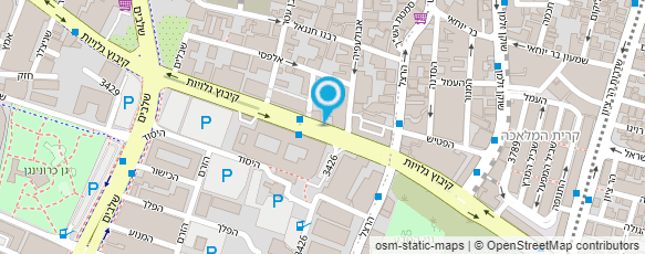 מפת הגעה אל המוסד