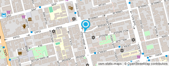 מפת הגעה אל גן גוזלים