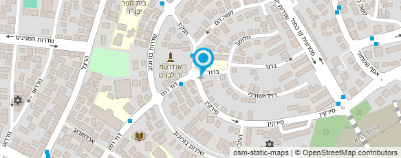 מפת הגעה אל א"ד גורדון