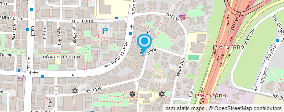 מפת הגעה אל המכון ע"ש גיורא יוספטל