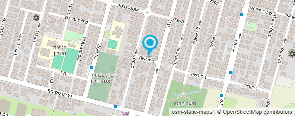 מפת הגעה אל פרופ' וינטרוב משה