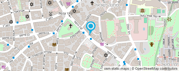 מפת הגעה אל בריאות וכושר - IronGym