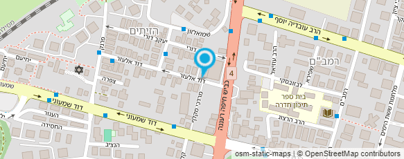 מפת הגעה אל מכון וינברג להתפתחות הילד