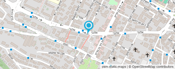 מפת הגעה אל ארגון נכי תאונות עבודה ואלמנות נפגעי עבודה