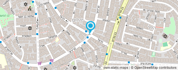 מפת הגעה אל "אנוש" העמותה הישראלית לבריאות הנפש