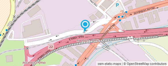 מפת הגעה אל התאחדות המלאכה והתעשיה חיפה והצפון