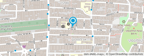 מפת הגעה אל מכולת צה"ל