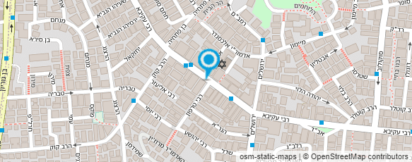 מפת הגעה אל דרך צדיקים - משרד נסיעות