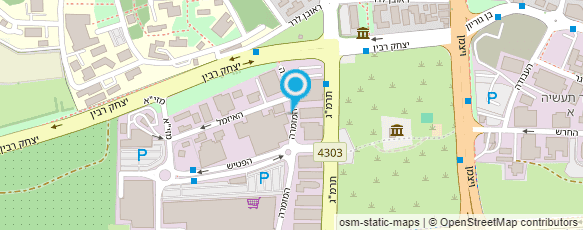 מפת הגעה אל מוסך ליוויז