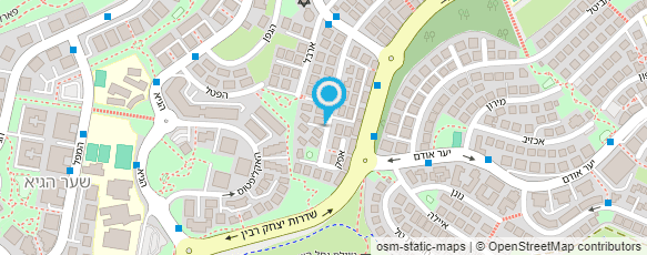 מפת הגעה אל פרופסורסקי חן ושני