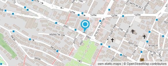 מפת הגעה אל מעון ילדים ע"ש פרופ' א.נסאו