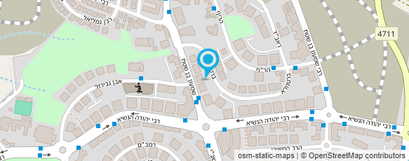 מפת הגעה אל ארגון חסד - עזר בנימין