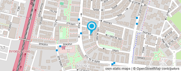 מפת הגעה אל משכן אליהו בית הכנסת