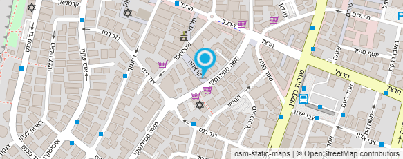 מפת הגעה אל עו"ד ונוטריון רוזנברג פבל