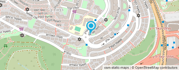 מפת הגעה אל "בית השעון"  גיילי שטיינהויז