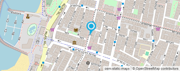 מפת הגעה אל מספרת יוסי שמאי