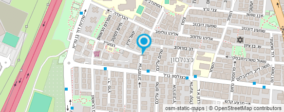 מפת הגעה אל גן צבר - לוסטמן פסיה