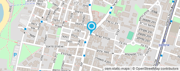 מפת הגעה אל בא לי טוסט