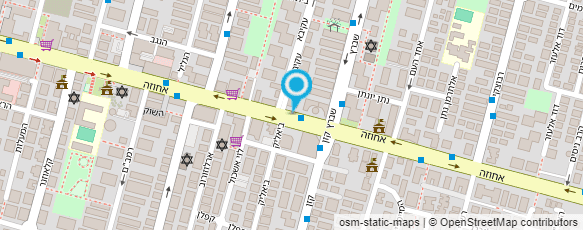 מפת הגעה אל ד"ר טושינסקי יצחק