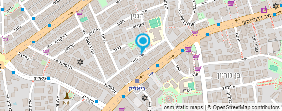 מפת הגעה אל י.ש. עבודות איטום