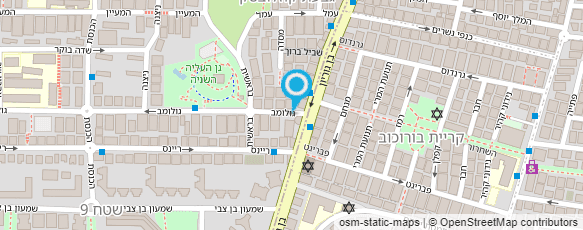 מפת הגעה אל גן גולומב