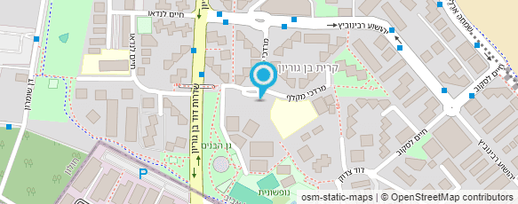 מפת הגעה אל גימנסיה נבון