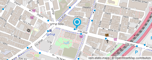 מפת הגעה אל חניון אנג'ל