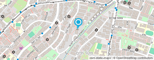 מפת הגעה אל בצלאל שרון