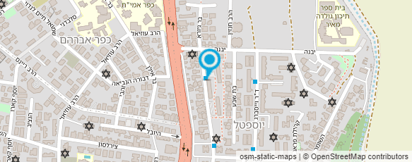 מפת הגעה אל בראל ג'ני רפלקסולוגית בכירה