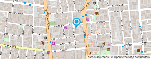 מפת הגעה אל סולי מספרה שכזאת