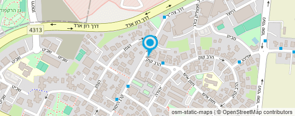 מפת הגעה אל יוסי צור - עיצוב שיער