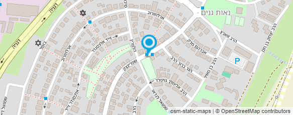 מפת הגעה אל גן אלונה