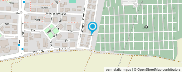 מפת הגעה אל גן אלונה